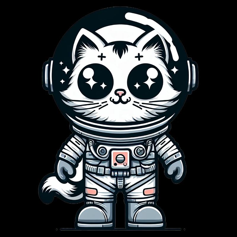Chat Astronaute Mignon