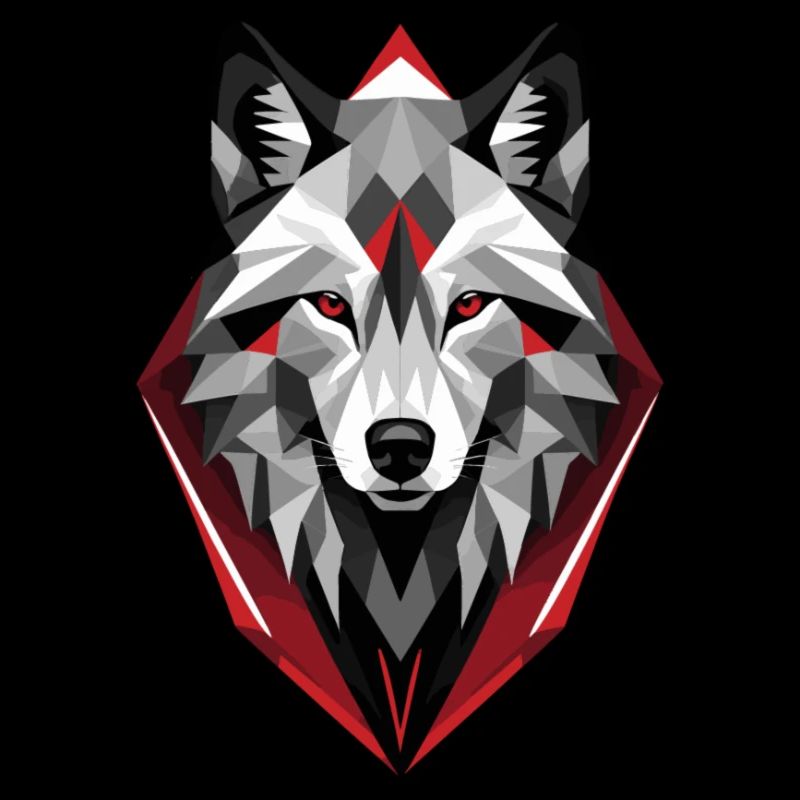 Geometrischer Wolf