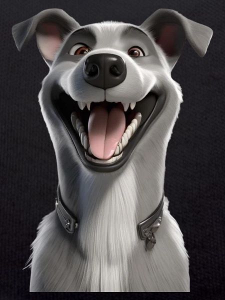 Grinning Greyhound Mascot