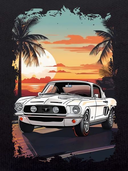 Oldtimer Sonnenuntergang