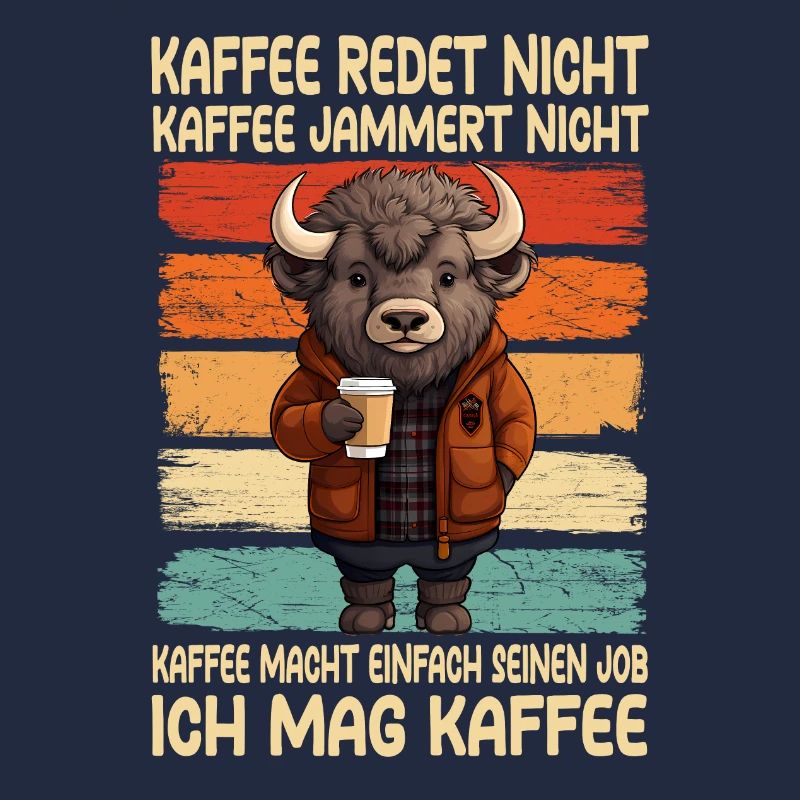 Kaffee Rede Nicht Kaffee Jammert Nicht Bison
