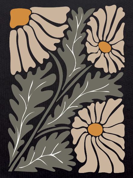 Retro Groovy Flowers