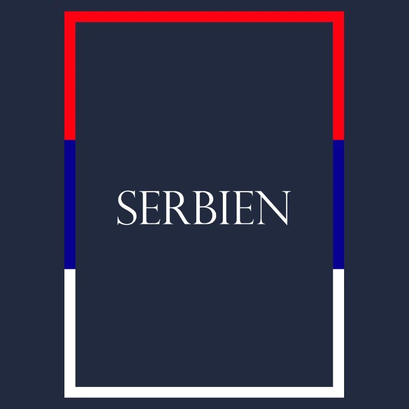Serbie Србија, Lettrage de déclaration avec drapeau