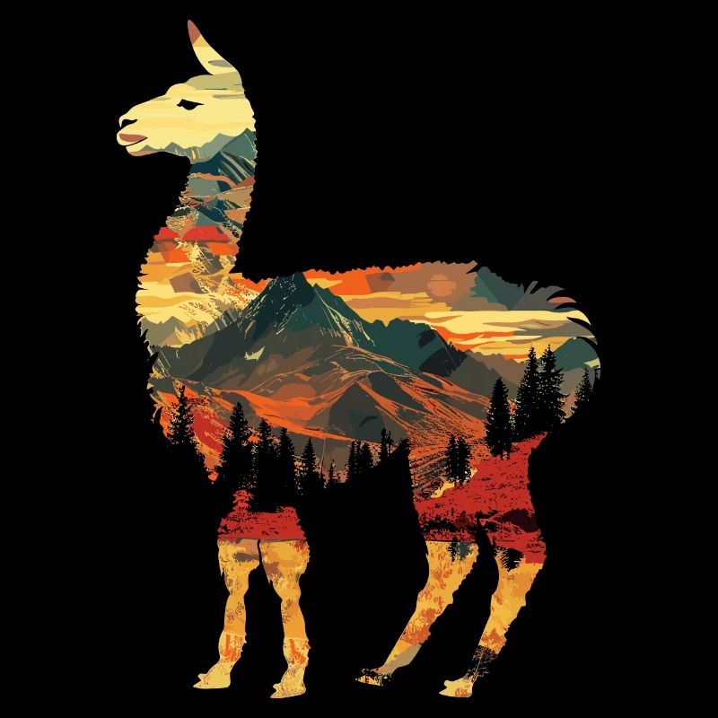 Alpaca Lama Andes South America