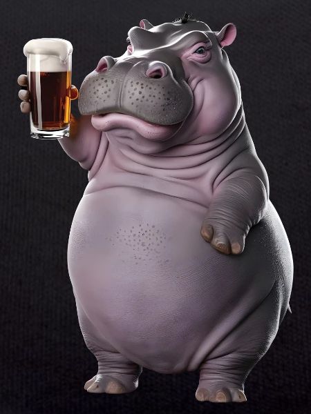 Nilpferd Bier