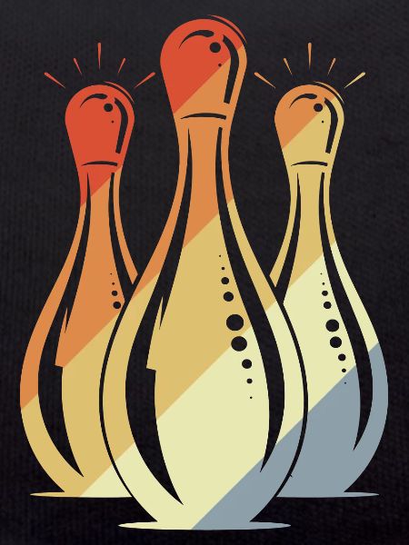 Bowling Graphic Retro Look
