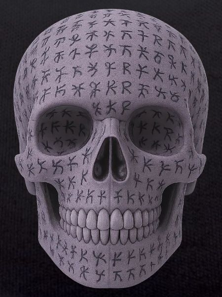 Viking Runen Skull