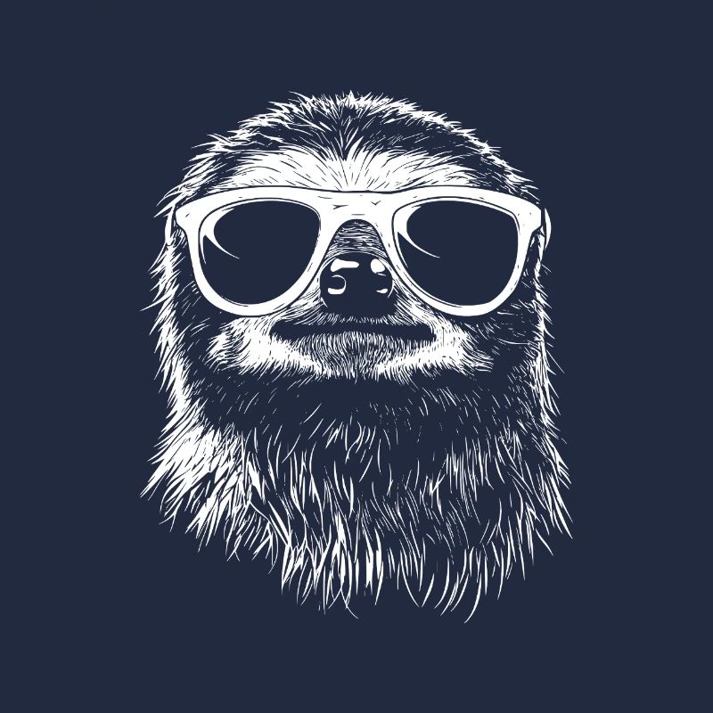 Cool Sloth Sunglasses Summer Graphic