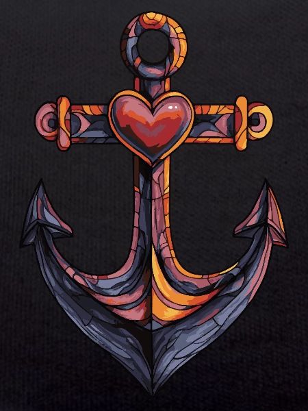 Anker Symbol Herz