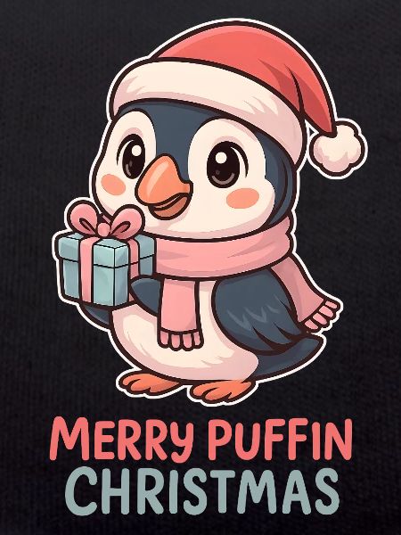 Macareux Noël mignon