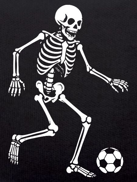 Skeleton beim Fußballsport
