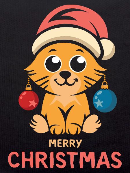 Chat de Noël Joyeux Noël