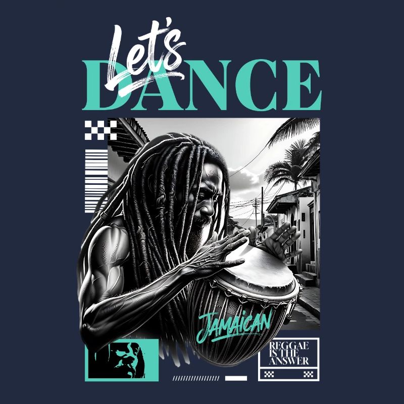 Lets Dance Jamaican Drummer