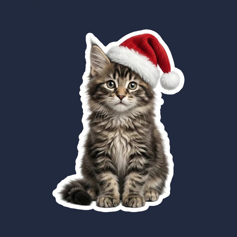 Bébé Chat Maine Coon avec Chapeau