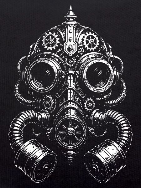 Steampunk Gas Mask Glyph