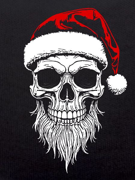Skull Santa Christmas - Skull