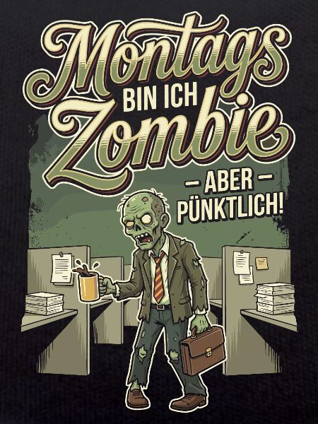 Mondays Zombie Office On Time