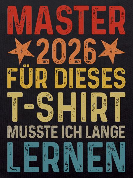 Master 2026 Graduation T-Shirt