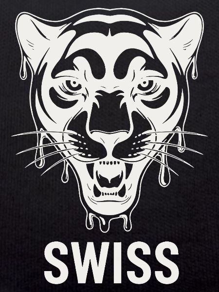 Dripping Tiger Head Swiss Style