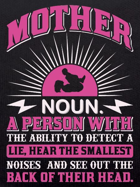 Mutter-Substantiv-Definition Lustiges Mutter-Power-Shirt
