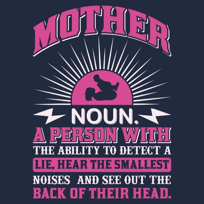 Mutter-Substantiv-Definition Lustiges Mutter-Power-Shirt