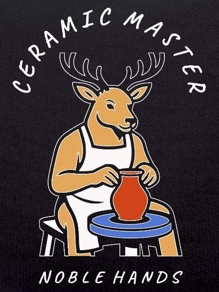 Ceramic Master Deer — Noble Hands