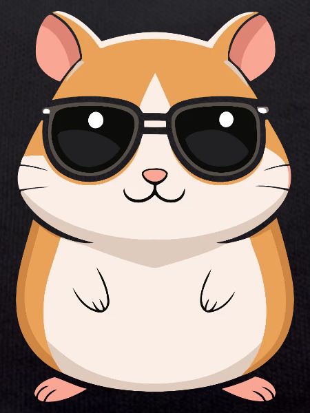 Cool Hamster with Sunglasses