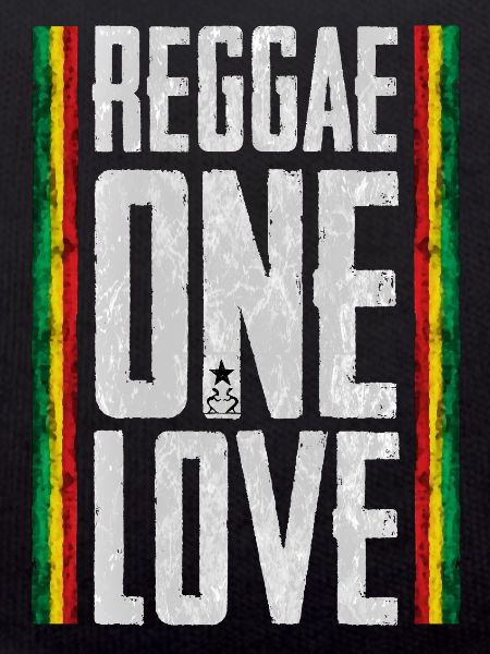 Reggae One Love Lettering