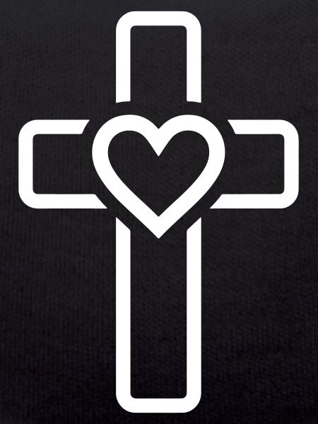 Kreuz Herz Symbol