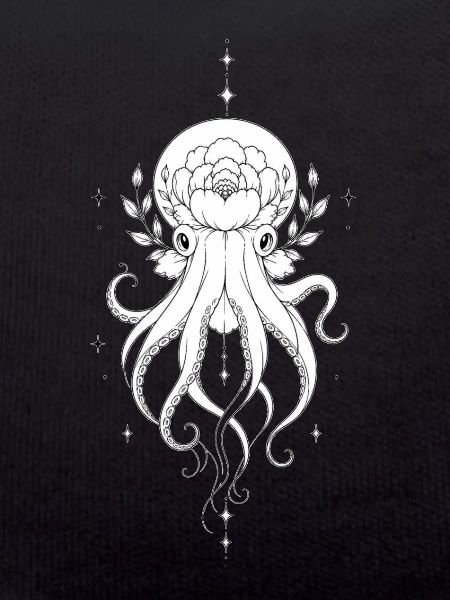 Floral Octopus Mandala