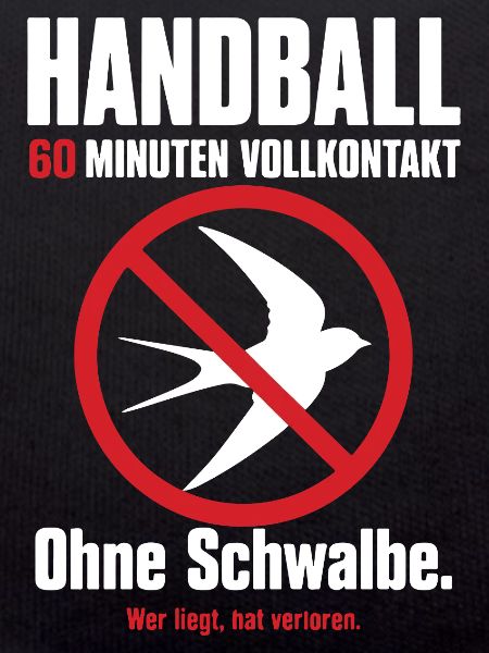 Ohne Schwalbe – Handballer Geschenk