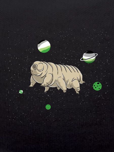 Aromatic tardigrade in space