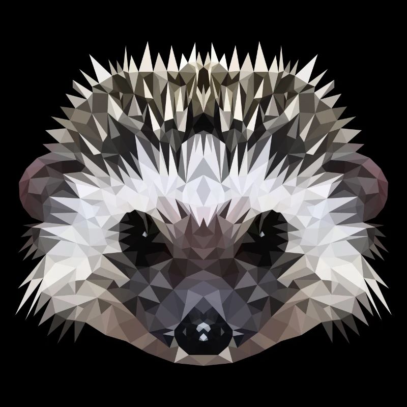 Igel - Polygon - WPAP - PopArt - Herbst
