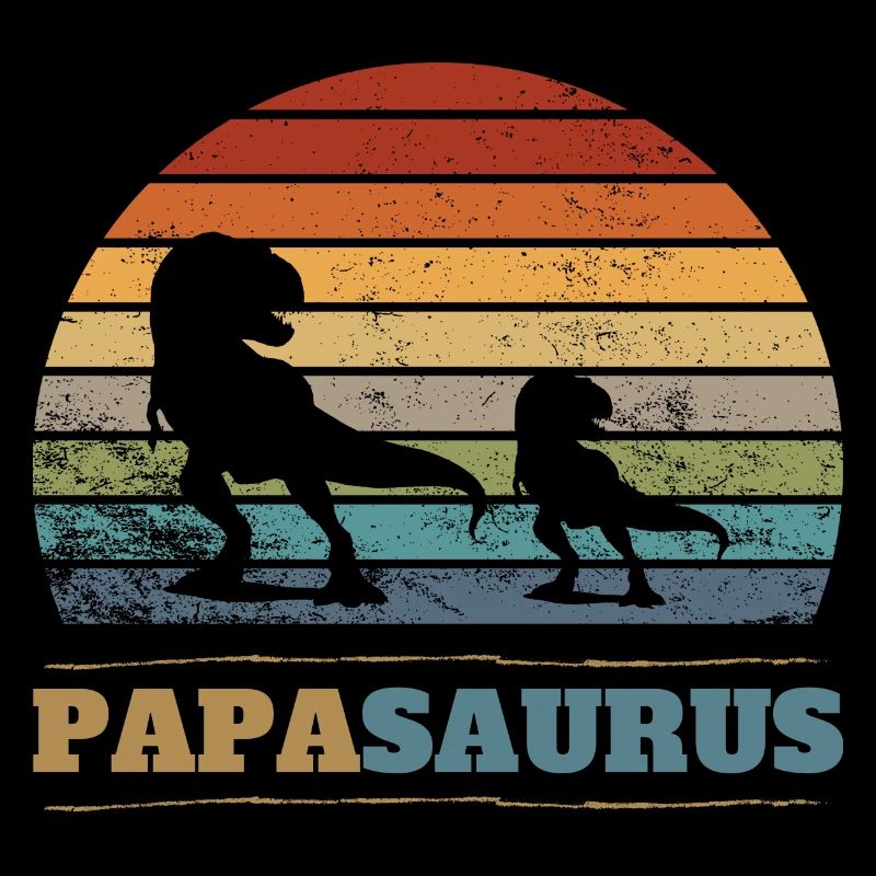Papa Saurus Vatertag Geburtstag Dino Papasaurus