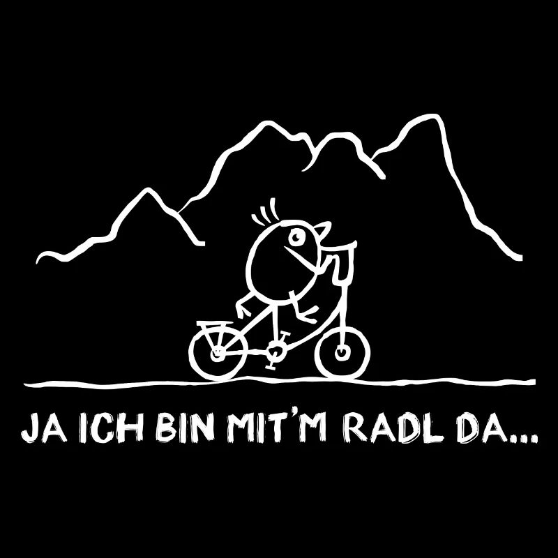 Radfahrer Song - Ja Ich bin mit'm Radl da
