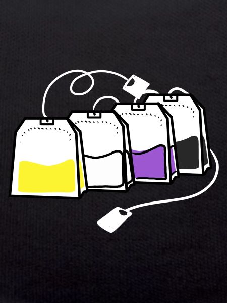 Nonbinary Pride Teebeutel Nonbinary Pride