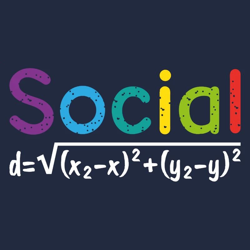 Social Mathe Schule Geschenk Nerd Lehrer