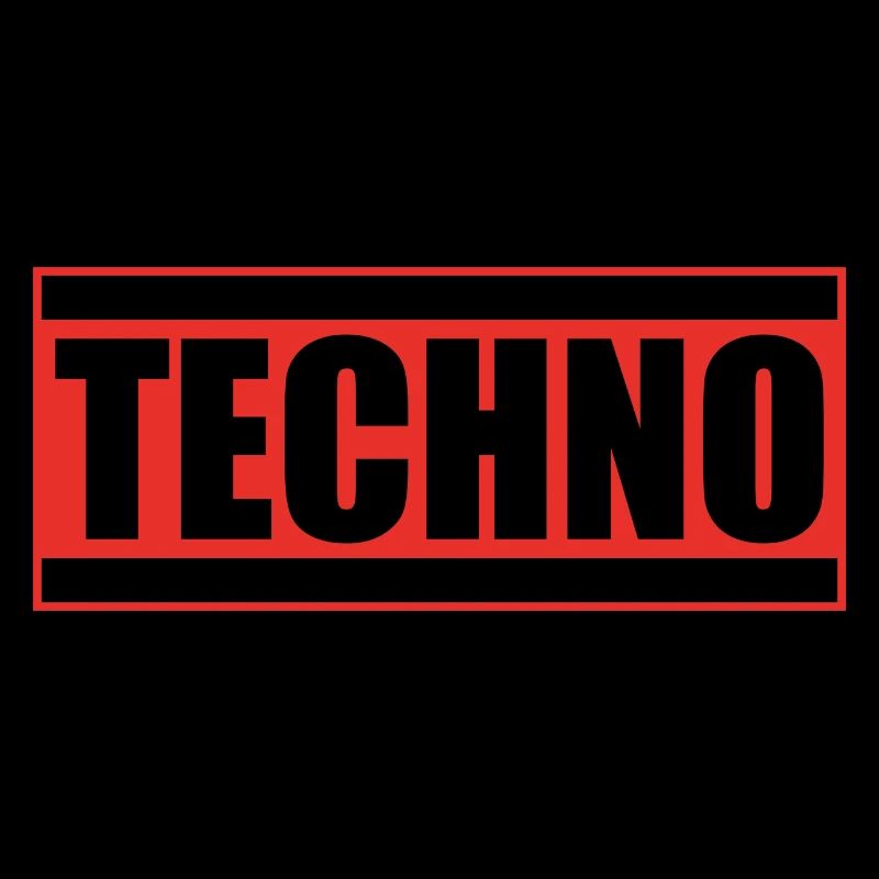 Techno Geschenk Rave Spruch