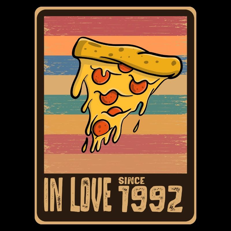 Né en 1992 et pizza
