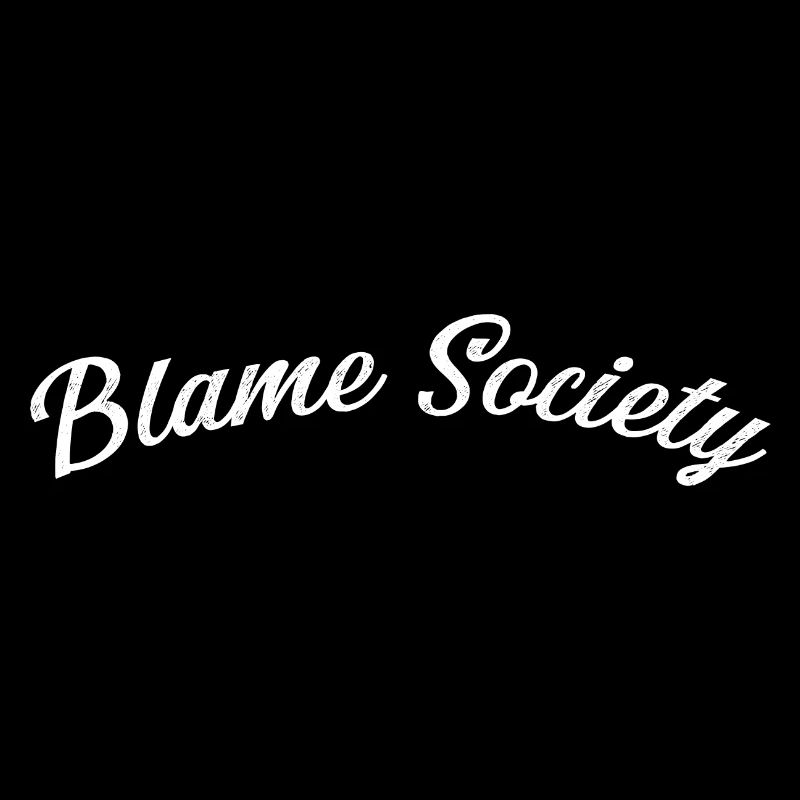 Blame Society Retro Anti-Social Statement