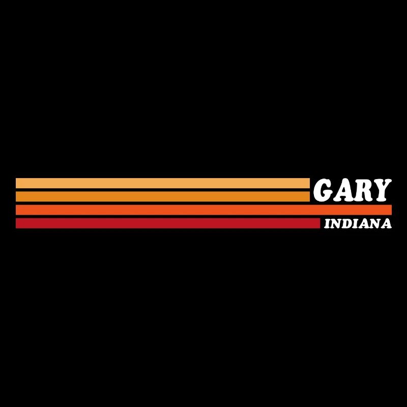 Vintage 1980s Graphic Style Athletic Gary Indiana