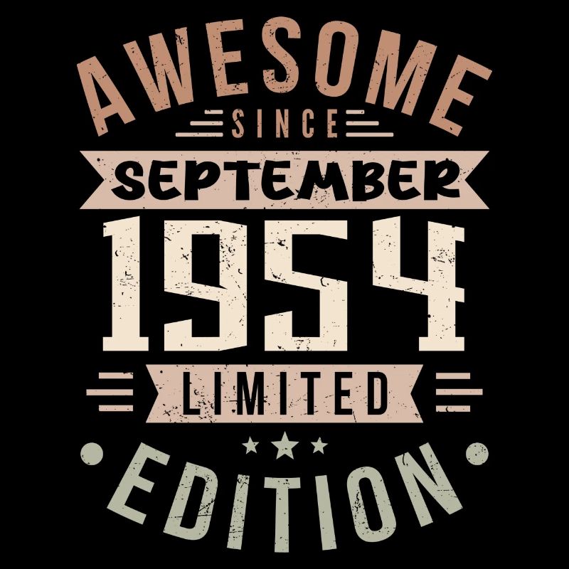 1954 Septembre Anniversaire Né en septembre 1954