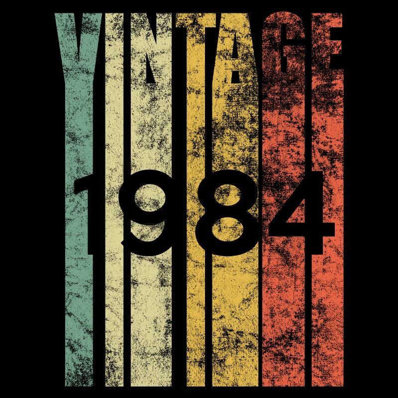 Vintage 1984 Retro Geburtsjahr Geburtstagsgeschenkidee