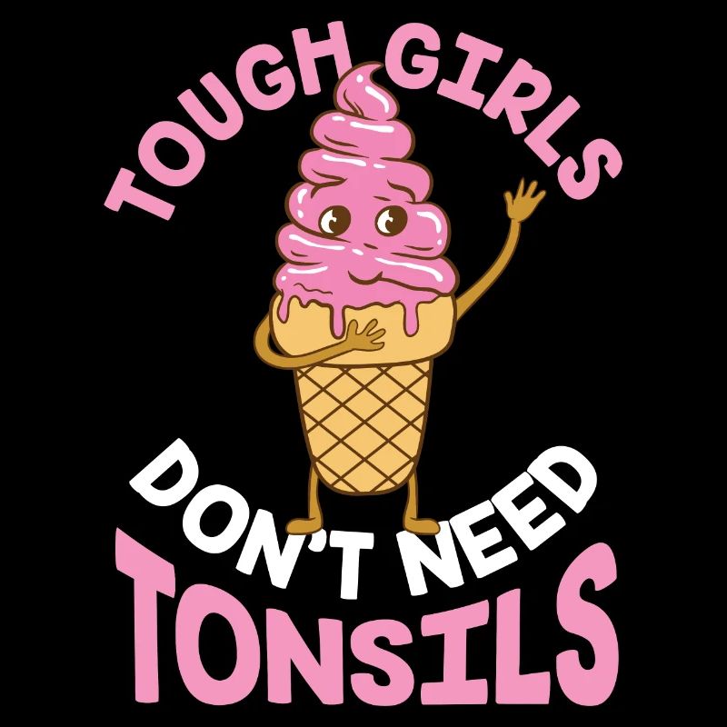 Tough Girls Don't Need Tonsils Surgery Gift