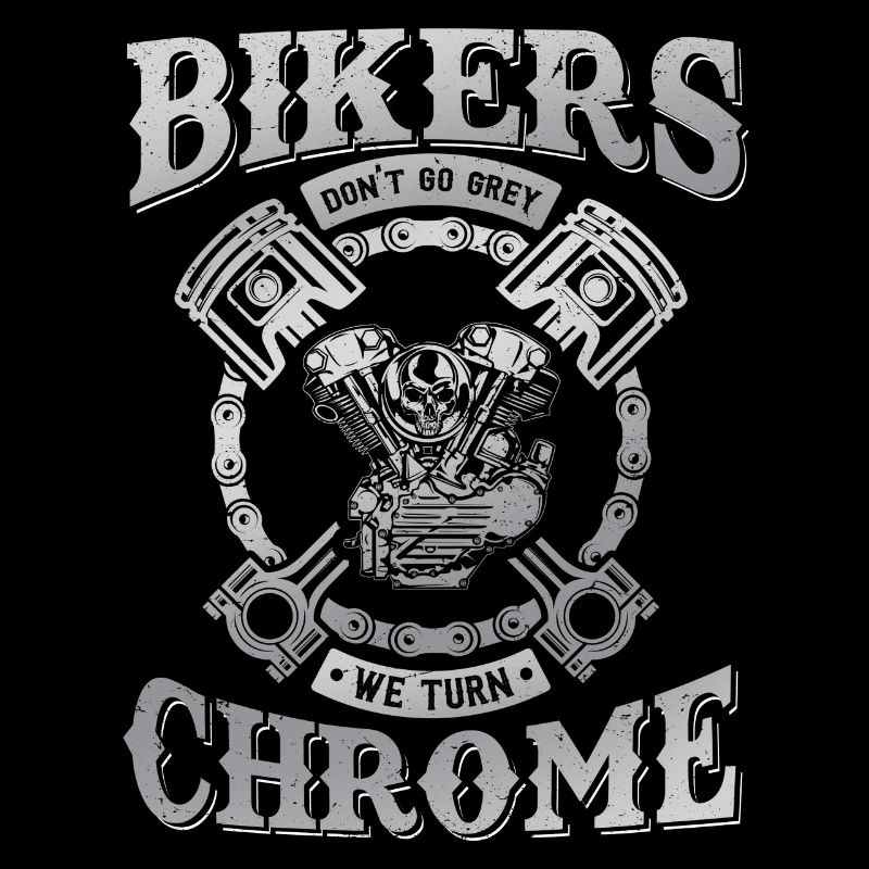 Motocycliste Cadeau Biker & Chrome