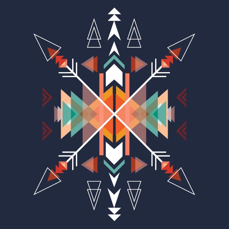 Sacred geometric aztec dream catcher