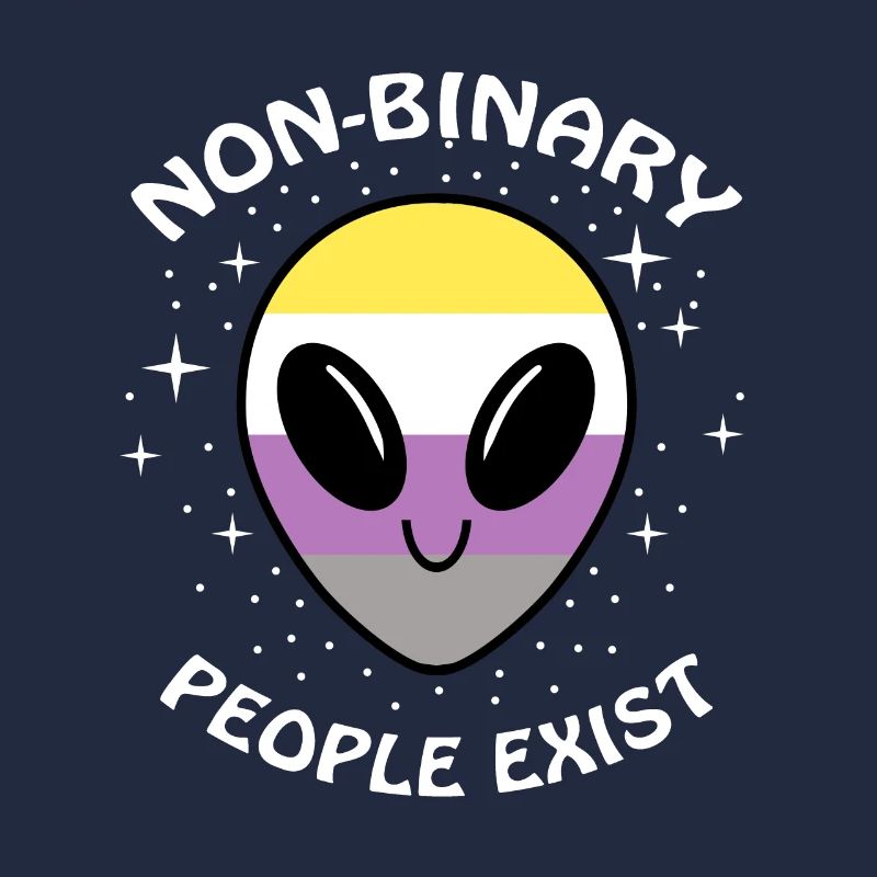 Non-Binary People Exist Nonbinary Pride