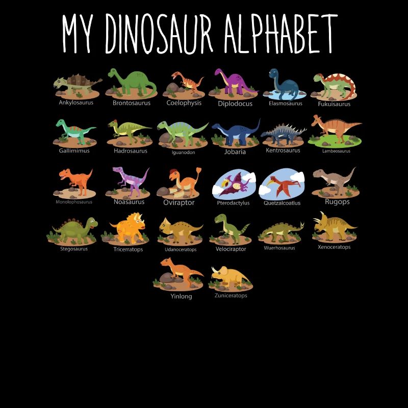 Mein Dinosaurier Alphabet, Dino, Trex , Raptoren