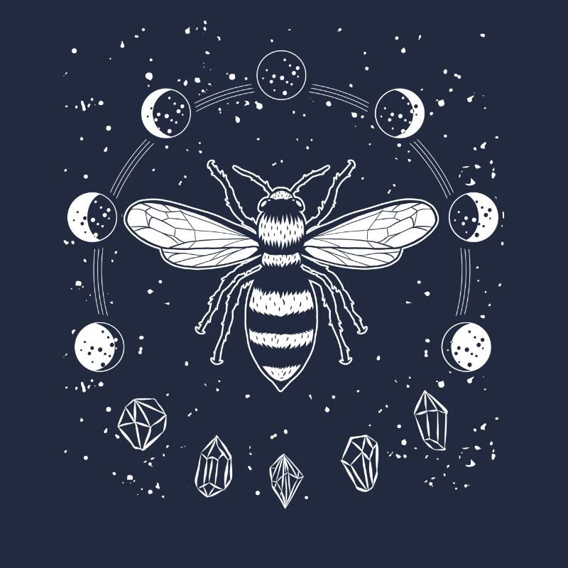 Bee, Crystal Moon Phases, Bees