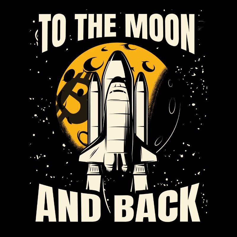 Bitcoin, crypto-monnaie, Crypto Vers la Lune